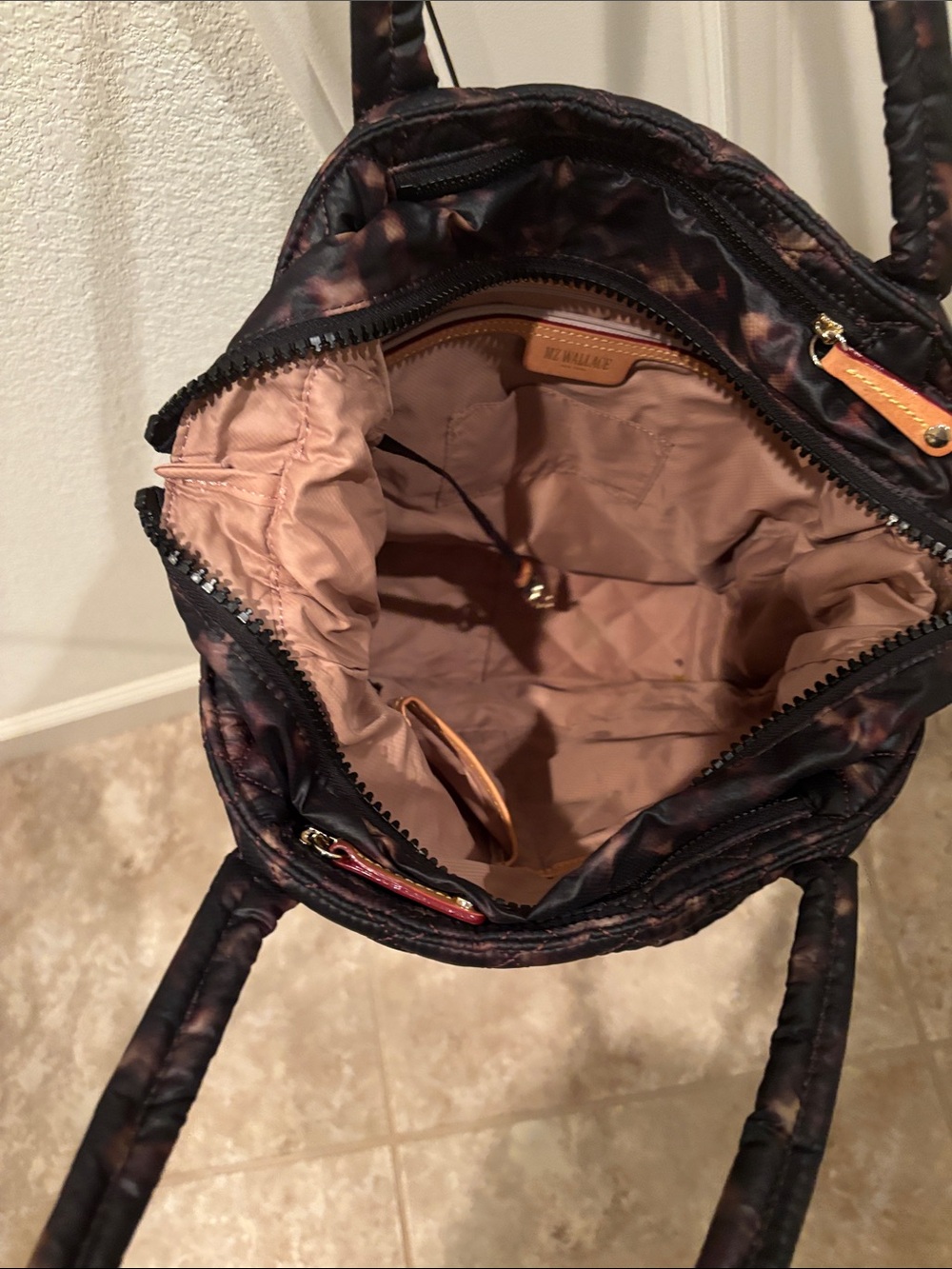 MZ Wallace Metro Quatro Bag in Tortoise - Picture 5 of 10